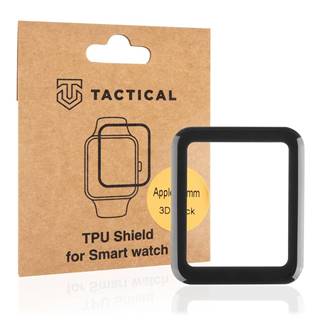Tactical TPU Folia/Hodinky pre Apple Watch 1 42mm/Watch 2 42mm/Watch 3 42mm - Čierna