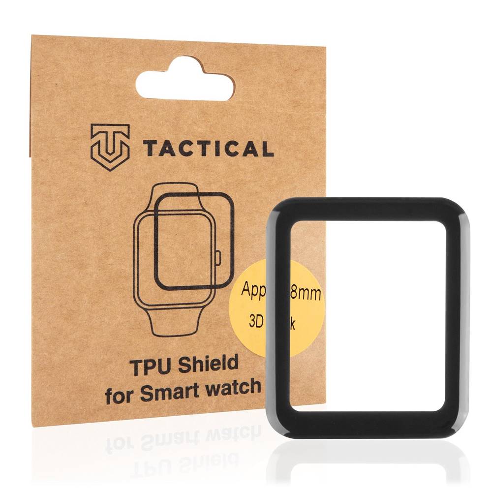 Izmael Tactical TPU Folia/Hodinky pre Apple Watch 1 38mm/Watch 2 38mm/Watch 3 38mm - Čierna