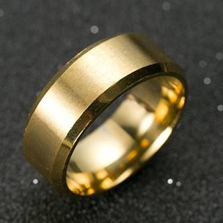 Prsteň Manlike-Zlatá/62mm